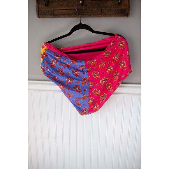 Mara Hoffman Lydia Bikini Bottom Womens Red Floral High Waist 3X - Picture 3 of 3